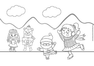 dibujos de navidad para colorear