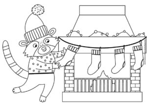 dibujos de navidad para colorear