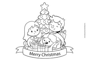 dibujos de navidad para colorear