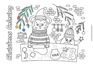dibujos de navidad para colorear
