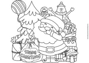 dibujos de navidad para colorear