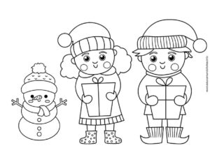 dibujos de navidad para colorear