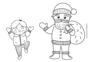 dibujos de navidad para colorear