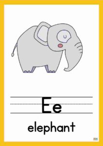 abecedario en ingles de animales