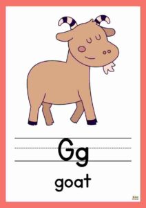 abecedario en ingles de animales