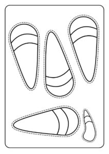 manualidades de papel pavo real navidad 5