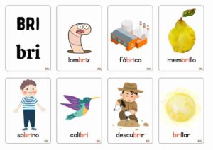 palabras con bra bre bri bro bru