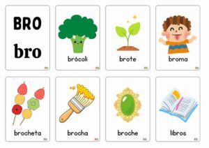 palabras con bra bre bri bro bru