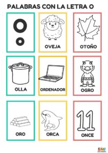 palabras con la letra O