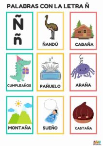 PALABRAS QUE CONTIENEN LA Ñ