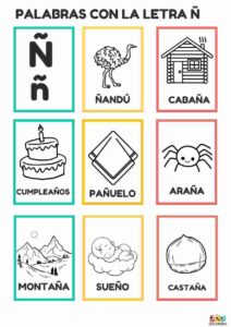 PALABRAS QUE CONTIENEN LA Ñ