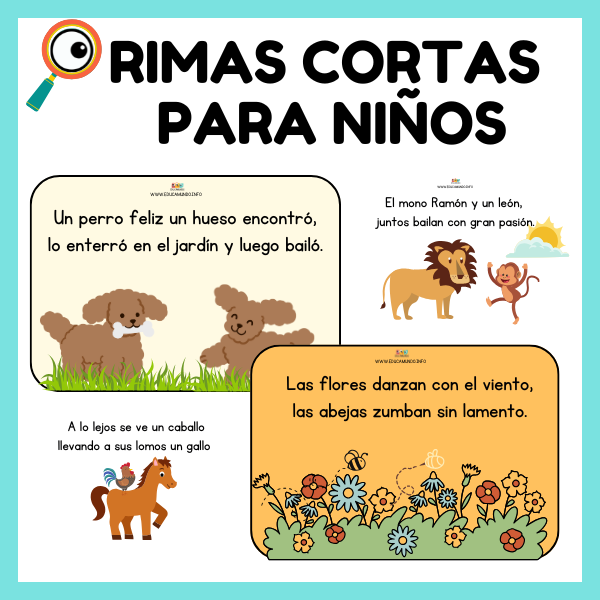 Rimas cortas para niños