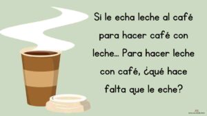 trabalenguas cafe con leche