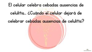 El celular celebra cebadas ausencias de celulitis... ¿Cuándo el celular dejará de celebrar cebadas ausencias de celulitis?