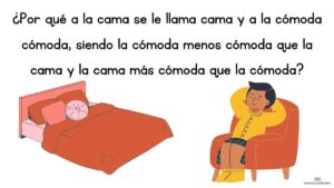 trabalenguas por que la cama se llama cama