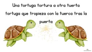 trabalenguas una tortuga