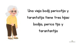 trabalenguas una vieja bodij pericotija