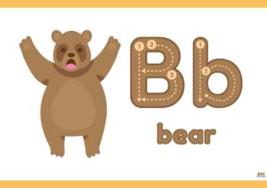 trazo de abecedario ingles con animales