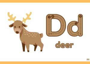 trazo de abecedario ingles con animales