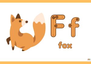 trazo de abecedario ingles con animales