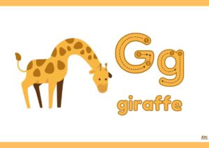 trazo de abecedario ingles con animales