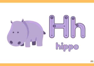 trazo de abecedario ingles con animales