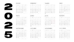 calendario 2025 en espanol 1