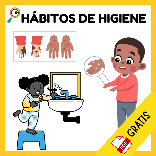fichas de hábitos de higiene en niños