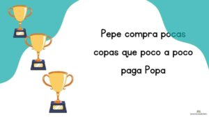 trabalenguas pepe compra pocas copas
