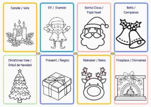 vocabulario de navidad en ingles y español