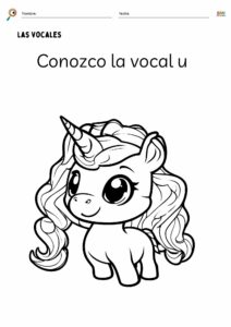 Ejercicios para reconocer las vocales