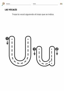 Ejercicios para reconocer las vocales