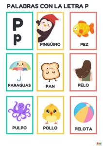 PALABRAS CON LA LETRA p