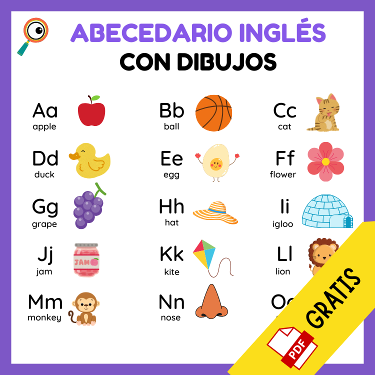 abecedario en inglés con dibujos