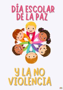 carteles dia escolar de la paz y la no violencia 4