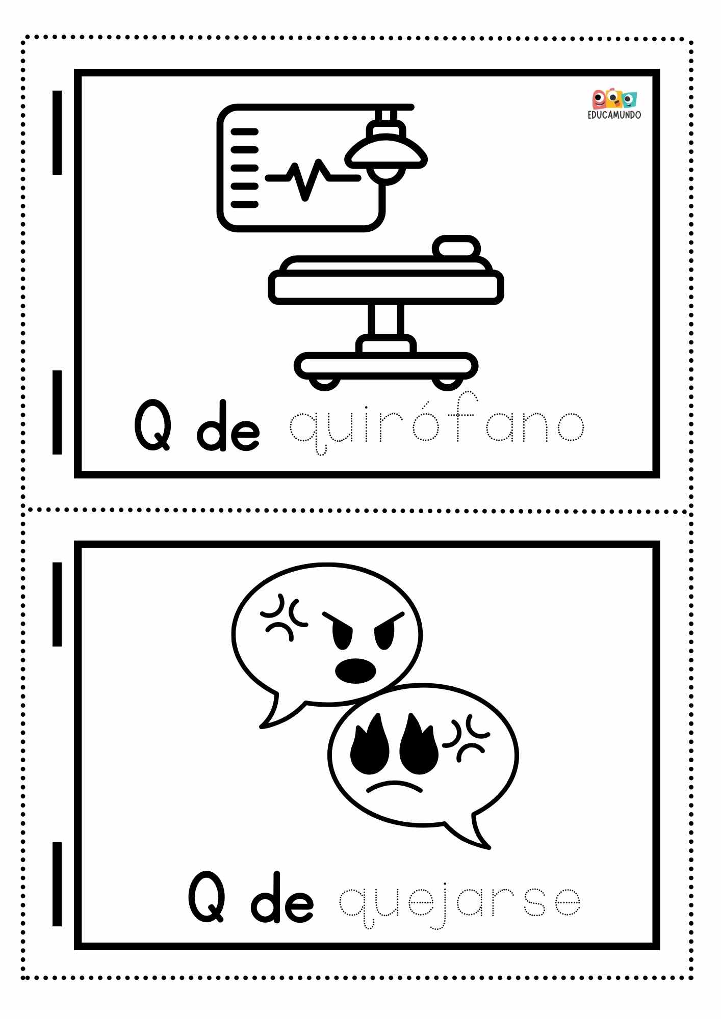 Dibujos con la letra Q EducaMundo