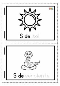 dibujos con la letra S