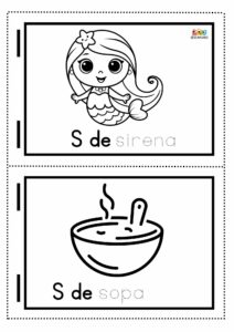 dibujos con la letra S