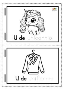 dibujos con la letra u 6