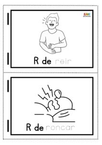 fichas de Dibujos con la Letra R