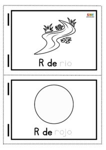 fichas de Dibujos con la Letra R