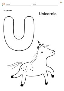 dibujos vocales para imprimir 13