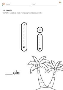 dibujos vocales para imprimir 3