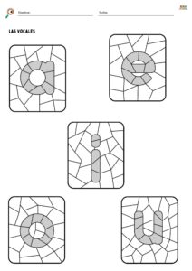 dibujos vocales para imprimir 8