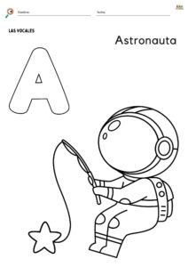 dibujos vocales para imprimir 9
