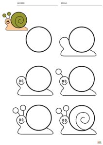 fichas de dibujos de animales para aprender a dibujar paso a paso 