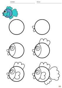 fichas de dibujos de animales para aprender a dibujar paso a paso 