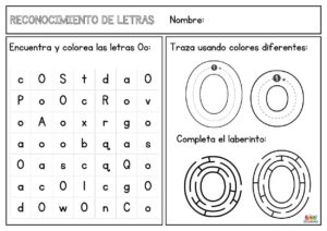 fichas de trazo de la letra o descargables 13