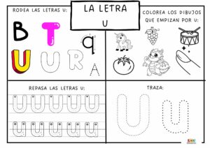 trazo de la letra u 1