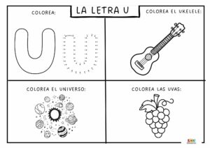 trazo de la letra u 4